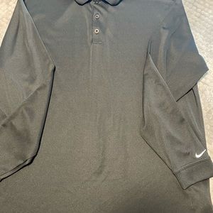 Nike dry fit long sleeve golf polo